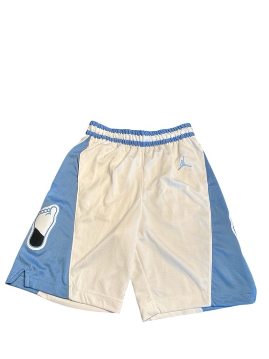 Jordan Other - Air Jordan men’s White & NC Blue Tarheel Basketball Dri-fit shorts Size M